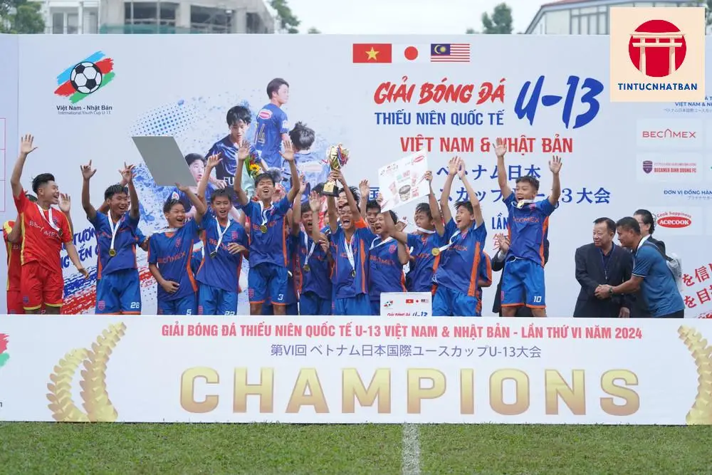 Giải bóng đá Thiếu niên U13 Việt Nam – Nhật Bản 2024